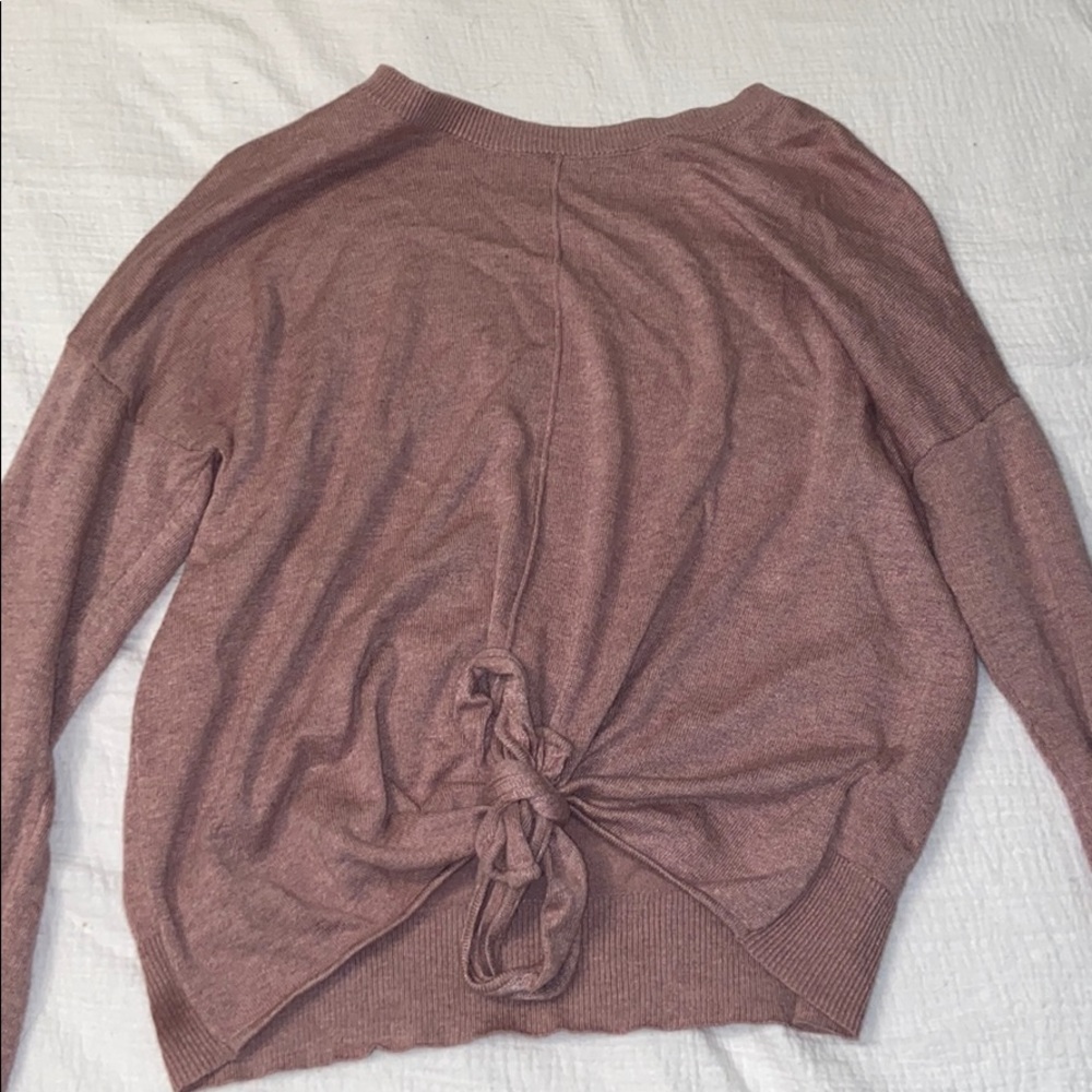 Pink sweater fall